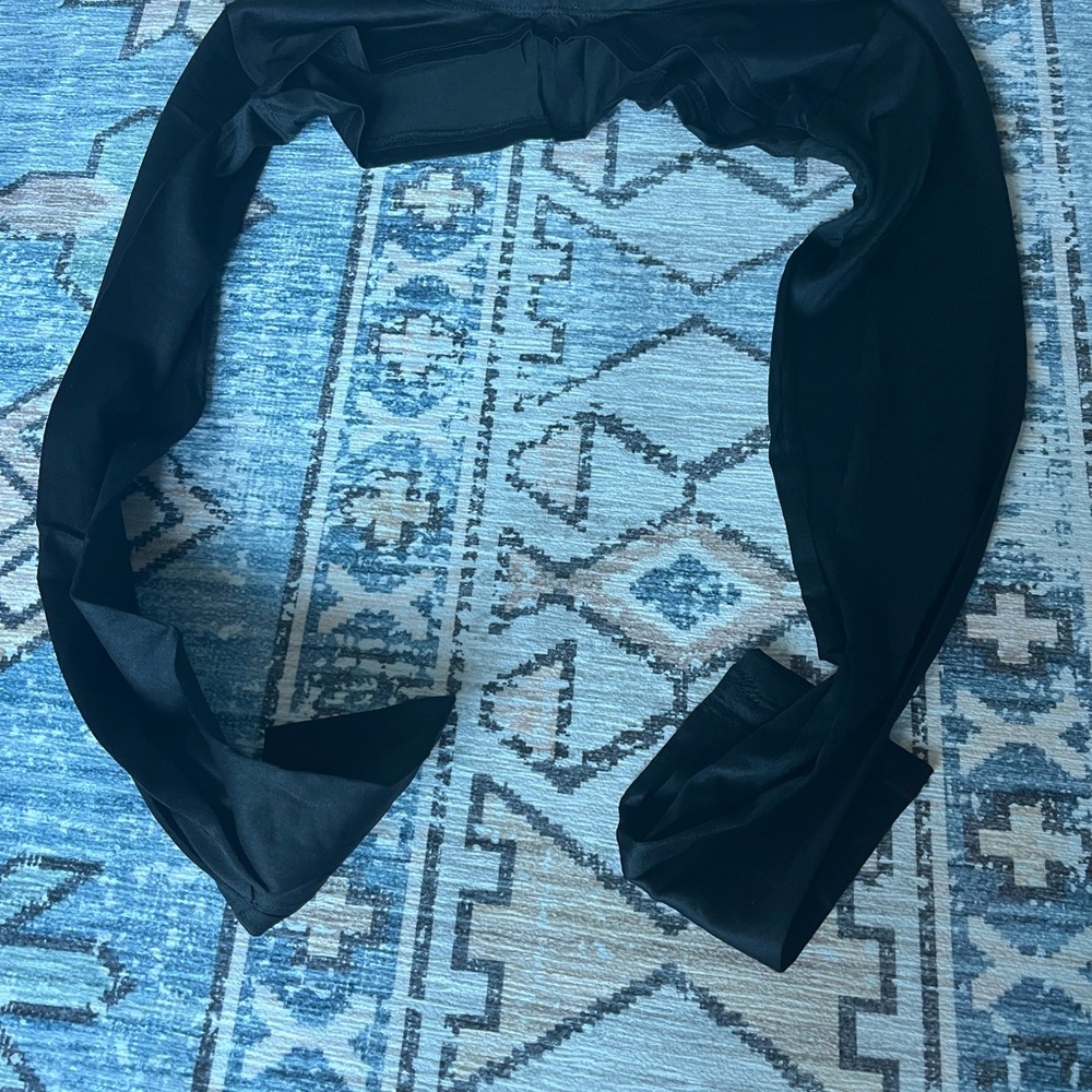 SHEIN Black Sheer Scarf